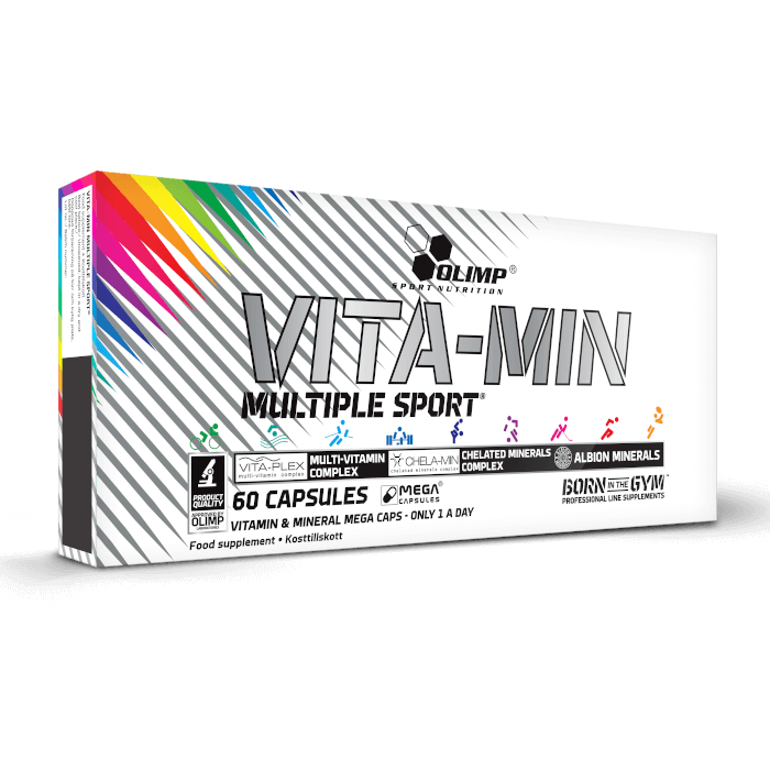 Olimp Sports Vita-Min Multiple Sport - 30 vitamin & 30 mineral capsules - Premium Multivitamin from Health Supplements UK - Just $9.99! Shop now at Ultimate Fitness 4u