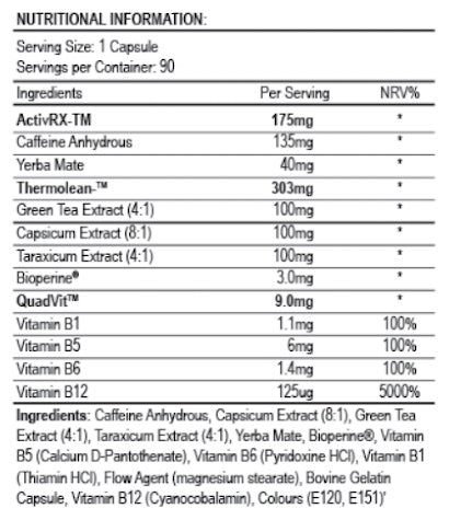 Extreme Labs T6 - Premium fat burner from Health Supplements UK - Just $19.99! Shop now at Ultimate Fitness 4u