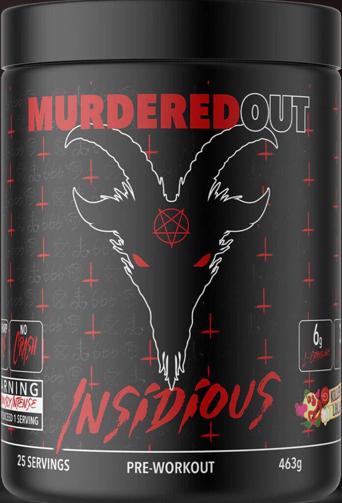 Murdered Out Insidious 463g - Premium Pre Workout from Health Supplements UK - Just $34.99! Shop now at Ultimate Fitness 4u