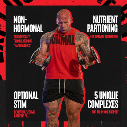 Animal M-Stak 21 Packs | Natural Anabolic Stack for Hard Gainers