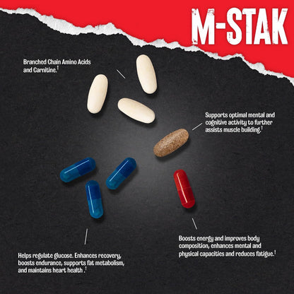 Animal M-Stak 21 Packs | Natural Anabolic Stack for Hard Gainers