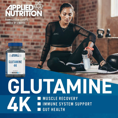 Applied Nutrition Glutamine 4K / 120 veggie capsules