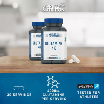 Applied Nutrition Glutamine 4K / 120 veggie capsules