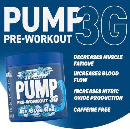 Applied Nutrition Pump 3G Zero Stimulant  375g/50 scoops