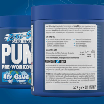 Applied Nutrition Pump 3G Zero Stimulant  375g/50 scoops