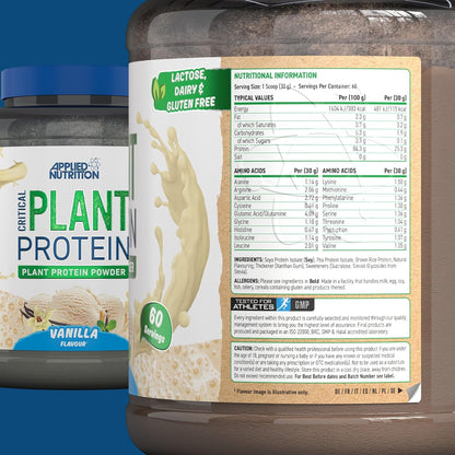 Applied Nutrition Vegan Pro 1.8Kg Now RENAMED Critical Plant - same formula