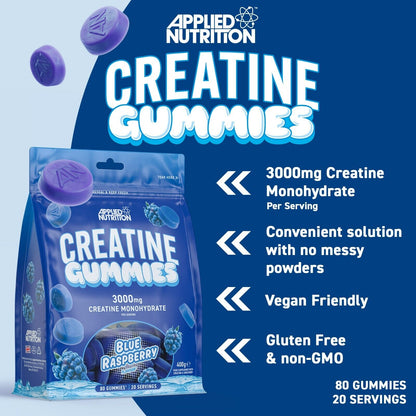 Applied Nutrition Creatine Gummies 3000mg x 80 gummies