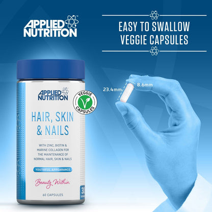 Applied Nutrition Hair Skin & Nails 60 Capsules