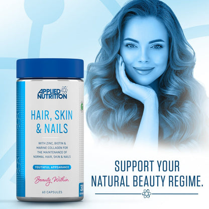 Applied Nutrition Hair Skin & Nails 60 Capsules