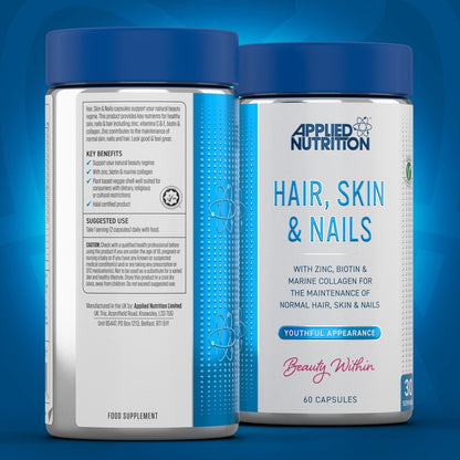 Applied Nutrition Hair Skin & Nails 60 Capsules