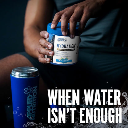 Applied Nutrition Hydration+ Powder 240g | Electrolytes, Vitamins & Coconut Water | 30 Servings | 4 Flavours