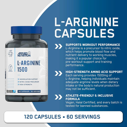 Applied Nutrition L-Arginine 1500 | 120 Capsules