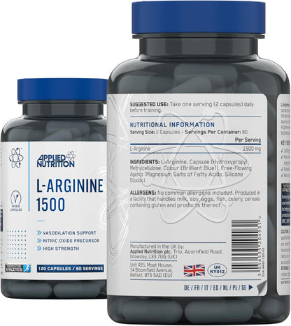 Applied Nutrition L-Arginine 1500 | 120 Capsules