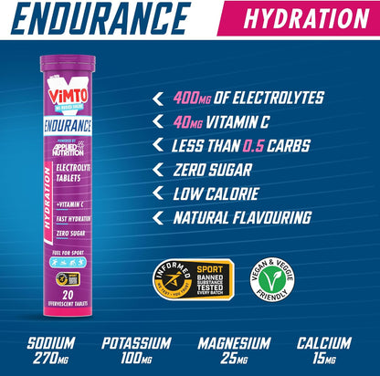 Applied Nutrition Vimto Endurance Hydration Electrolyte Tablets 6x20