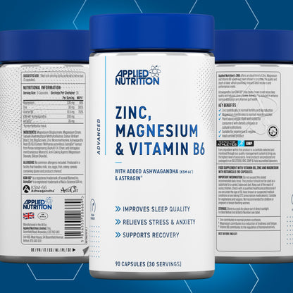 Applied Nutrition Zinc & Magnesium + Vitamin B6 & Ashwagandha
