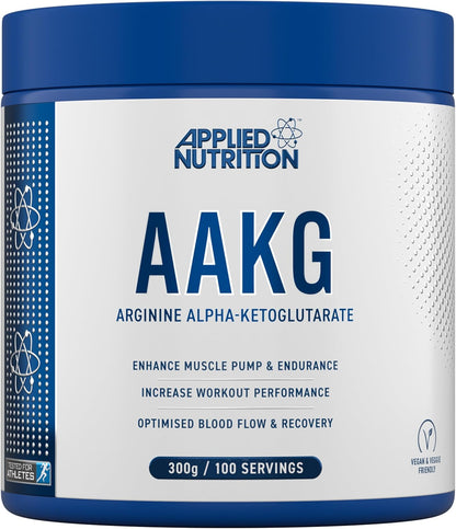 Applied Nutrition AAKG 300g | Arginine Alpha-Ketoglutarate | 100 Servings