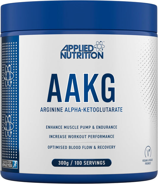 Applied Nutrition AAKG 300g | Arginine Alpha-Ketoglutarate | 100 Servings