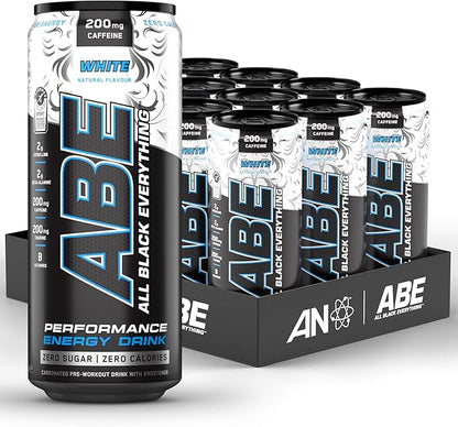 Applied Nutrition ABE RTD Energy Drink 12x330ml | 200mg Caffeine | Zero Sugar | 8 Flavours