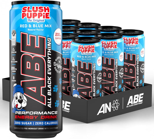 Applied Nutrition ABE RTD Energy Drink 12x330ml | 200mg Caffeine | Zero Sugar | 8 Flavours