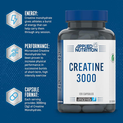 Applied Nutrition Creatine 3000   120 capsules