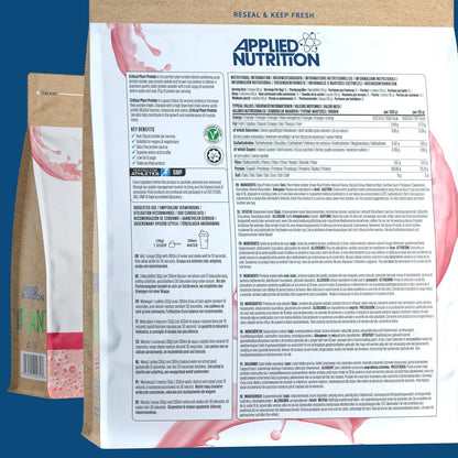Applied Nutrition Critical Plant Protein 450g | 24g Vegan Protein | 3 Flavours
