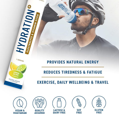 Applied Nutrition Hydration+ Sticks 7x8g | 1,190mg Electrolytes | Aquamin™ | Informed Sport