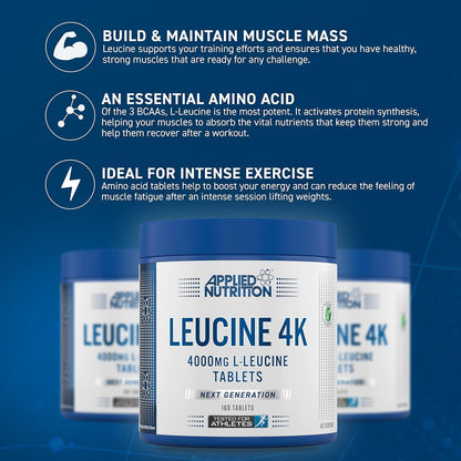 Applied Nutrition Leucine 4k  160 capsules