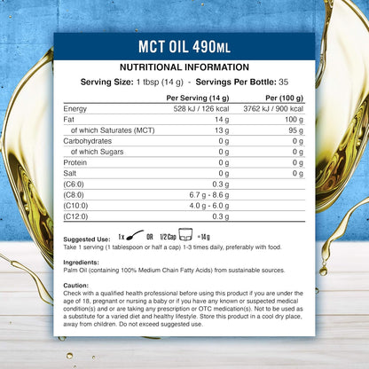 Applied Nutrition MCT Oil  490ml