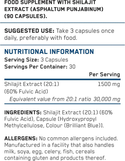 Applied Nutrition Shilajit 90 Capsules