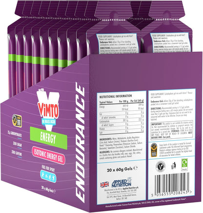 Applied Nutrition Vimto Isotonic Energy Gel 20x60g