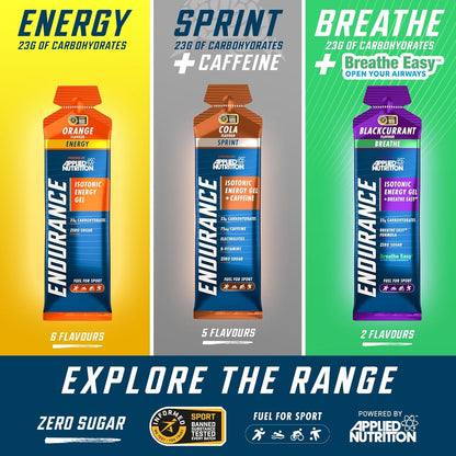 Applied Nutrition Energy Gels Variety Pack 6x60g