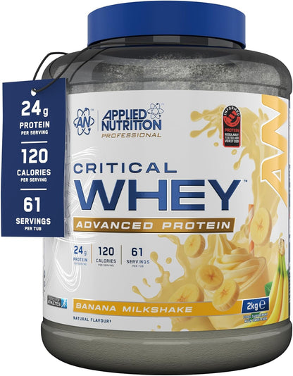 Applied Nutrition Critical Whey 2kg + Creatine 120 caps & shaker