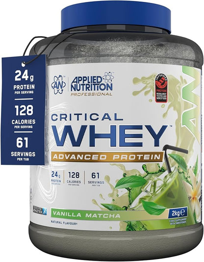 Applied Nutrition Critical Whey 2kg + Creatine 120 caps & shaker
