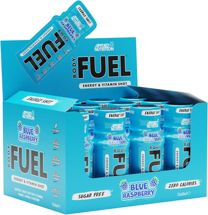 Applied nutrition body fuel energy & vitamin shot x 12