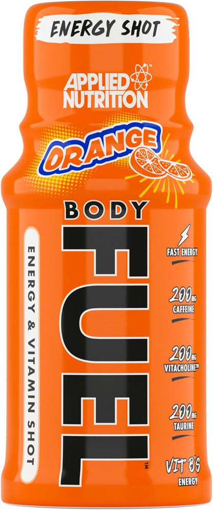 Applied nutrition body fuel energy & vitamin shot x 12 - Orange flavour