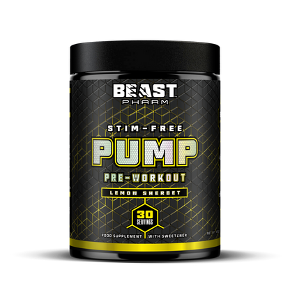 Beast Pharm Stim Free Pump Pre Workout 30 Servings