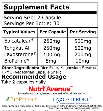 Black Mamba Konda V2 | Epicatalean® Epicatechin 500mg | 60 Capsules | Non-Stim