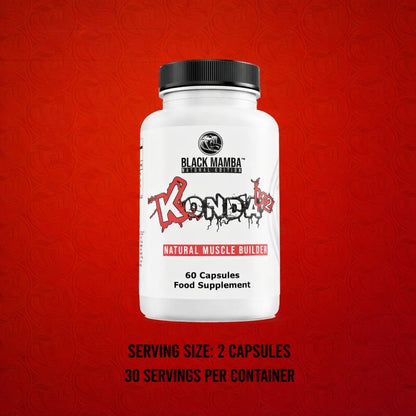 Black Mamba Konda V2 | Epicatalean® Epicatechin 500mg | 60 Capsules | Non-Stim