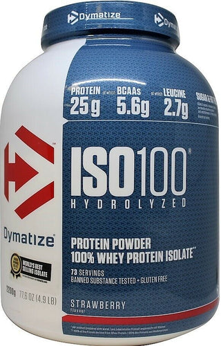 Dymatize ISO-100 Hydrolyzed Whey Protein Isolate 2.2kg Powder Recovery