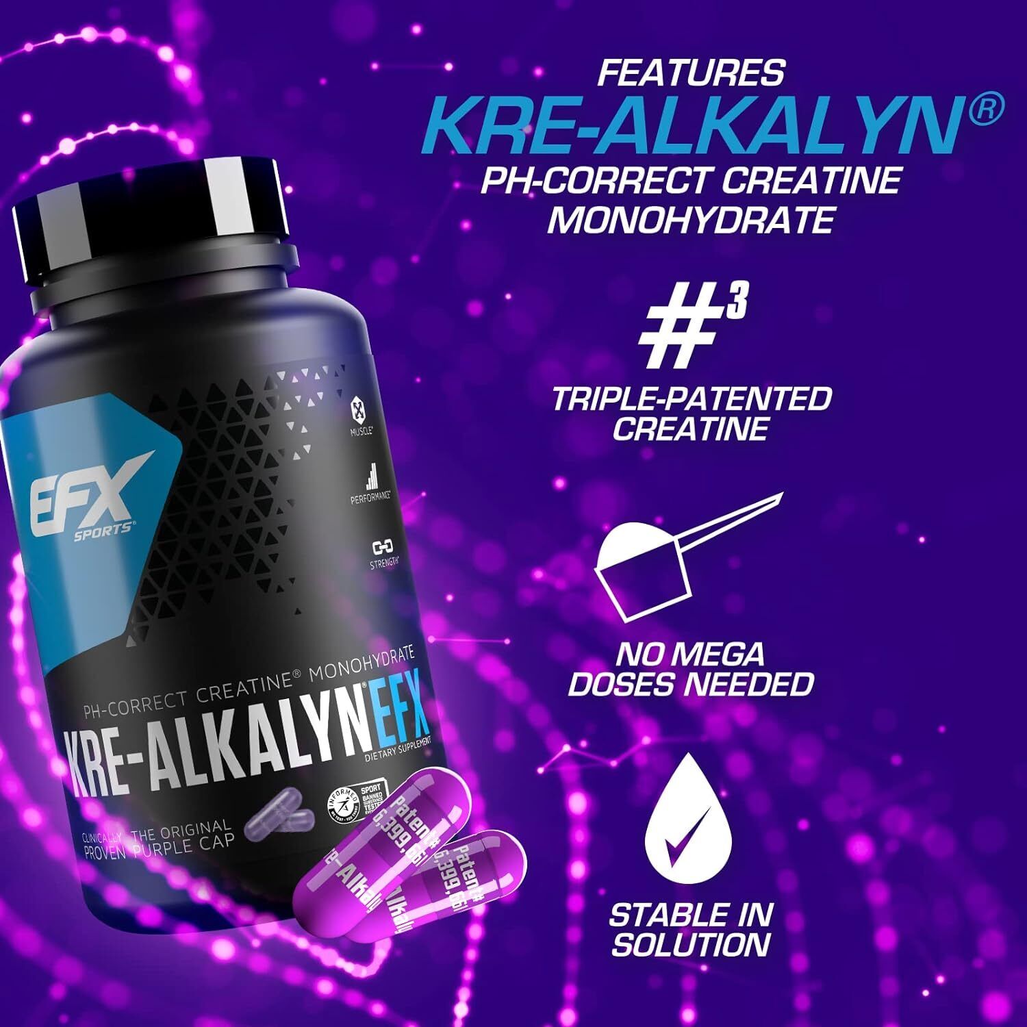 EFX Kre Alkalyn 240 Caps – Ultimate Fitness 4u