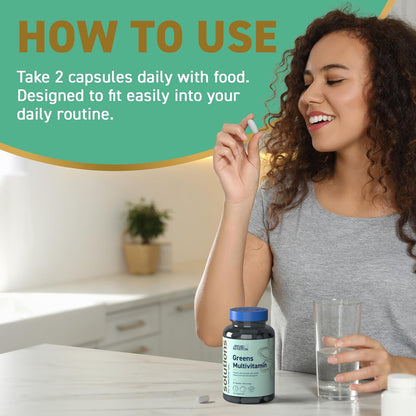 Applied Nutrition Greens Multivitamin 60 Capsules