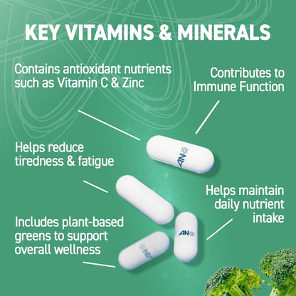 Applied Nutrition Greens Multivitamin 60 Capsules
