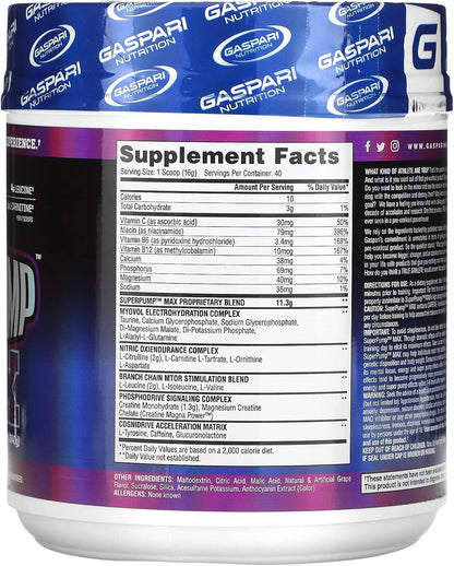 Gaspari SuperPump Max 640g - 40 Servings