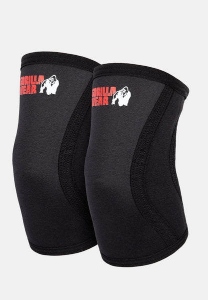 Gorilla Wear 3mm Elbow Sleeves | Black | Sold in Pairs | 100% Neoprene | S–XL