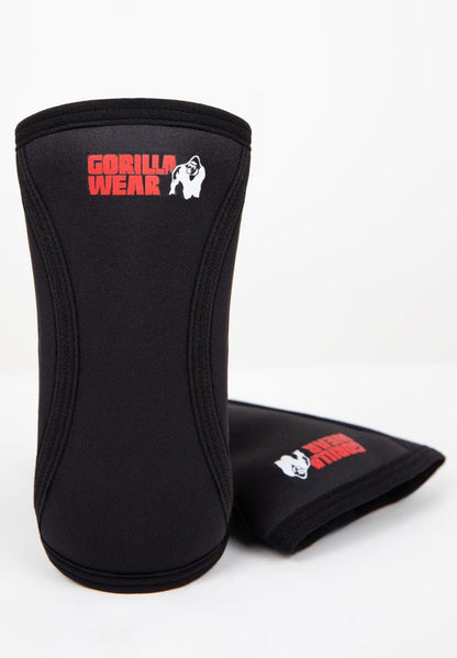 Gorilla Wear 3mm Elbow Sleeves | Black | Sold in Pairs | 100% Neoprene | S–XL