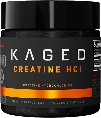 Kaged Muscle Creatine HCL 75 Capsules or powder