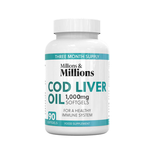 Millions and Millions - Cod Liver Oil 60 Softgels
