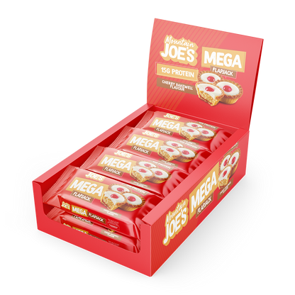 Mountain Joe's Mega Flapjack 12x100g | 15g Protein | 4 Flavours | High Protein Oat Bar