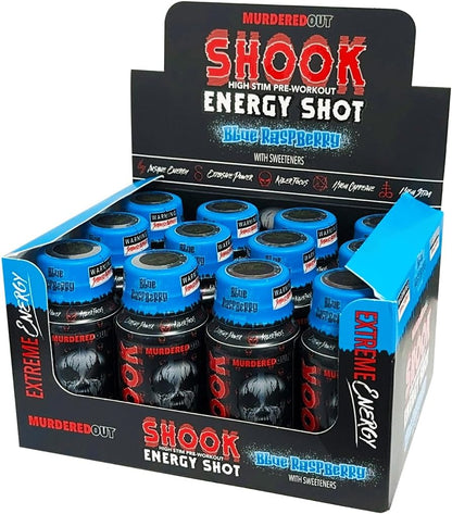 Murdered Out Shook Energy Shots x12