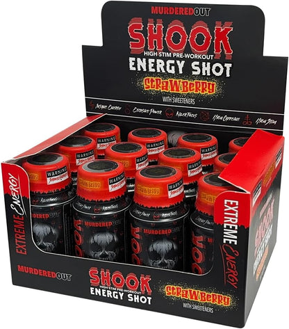 Murdered Out Shook Energy Shots x12